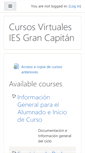 Mobile Screenshot of moodle.iesgrancapitan.org